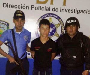El presunto delincuente responde al nombre de Cristofer Fernando Lara Ortega de 18 años (Foto:PN/ El Heraldo Honduras/ Noticias de Honduras)