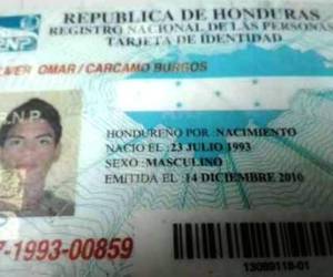 La víctima fue identificada como Elmer Omar Cárcamo Burgos (24) a manos de uno de sus hermanos menores. (Foto: El Heraldo Honduras/ Noticias Honduras hoy)