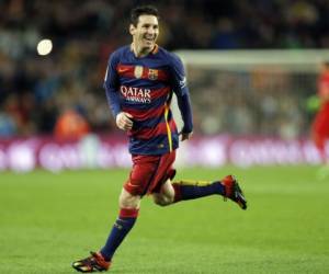 El delantero del Barcelona Leo Messi