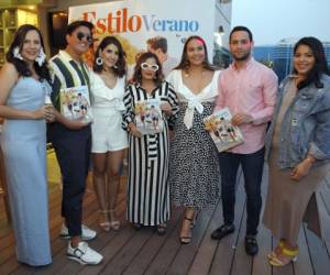 Karen Osorio, José Vargas, Marí Bardaji, Blanca Bendeck, Angella Andonie, Kervin García y Tania Orellana. Foto: EL HERALDO/Emilio Flores