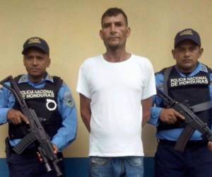 Baltazar Contreras Dubón fue capturado el pasado viernes en Morazán, Yoro, en el atlántico de Honduras, y posteriormente fue traslado a los juzgados de El Progreso.