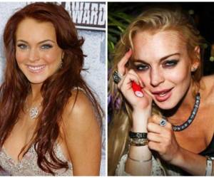 Lindsay Lohan ha cambiado mucho a través de los años. De esos cambios la mayoría se atribuyen a su vida de excesos, drogas y alcohol.