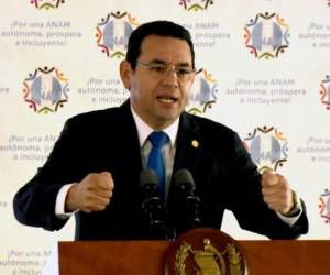 El mandatario atraviesa una crisis en su gobierno luego que reveló su intención de expulsar al líder de la CICIG. (Foto: AFP/ El Heraldo Honduras, Noticias de Honduras)
