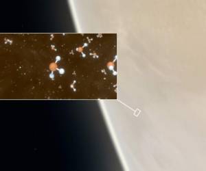 El gas fue detectado mediante la observación de la atmósfera venusiana con la ayuda de dos radiotelescopios. Foto AFP.