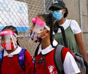 Un comunicado del distrito dijo que la asignación fue “inapropiada. Foto AP.