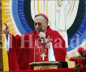 El cardenal Óscar Andrés Rodríguez participó en la construcción del hospital de la Divina Misericordia para la facultad de Medicina de la Universidad Católica en SPS, foto: El Heraldo.