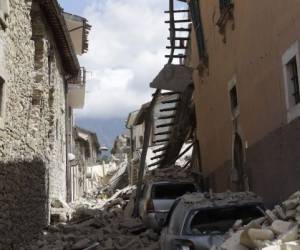 El sismo destruyó el centro de Italia (Foto: AP)