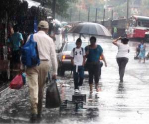 Vaguada dejará lluvias en casi todo el territorio hondureño. (Foto: Archivo)