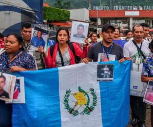 El grupo entró a territorio mexicano desde Guatemala por el puerto fronterizo de Talismán, en el municipio de Tuxtla Chico, y avanzará por algunas de las ciudades con mayor movilidad de centroamericanos indocumentados en su ruta hacia Estados Unidos.