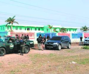 Agentes de la Policía Militar participaron en los aseguramientos.