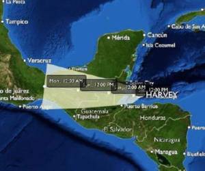 La tormenta se localiza la tarde de este viernes cerca de las Antillas y avanzaba hacia el oeste con velocidad de 30 kilómetros por hora, según el Centro Nacional de Huracanes de Estados Unidos. (Foto: Conred)
