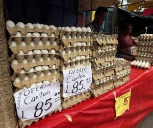 El huevo es uno de los productos de mayor consumo en el país, con un promedio de 130 unidades por persona al año. Foto: Marvin Salgado/EL HERALDO