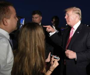 Trump dijo al padre del jugador que el robo en tiendas es “algo muy importante, especialmente en China”. (Foto: AP/ El Heraldo Honduras/ Noticias Honduras hoy)