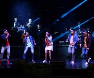 Isaac Andino, Roger Acosta, Camila Rodríguez, Javier Acosta y Alberto Sandoval debutaron el domingo en el Teatro Nacional Manuel Bonilla.