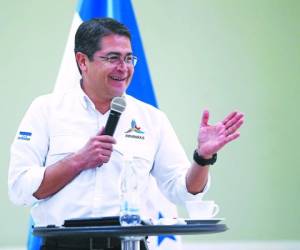 El presidente Juan Orlando Hernández impulsa un plan para los recursos naturales.