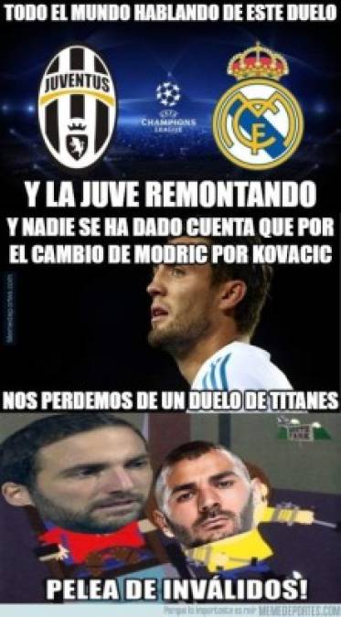 Los mejores memes del Real Madrid vs Juventus; crueldad y diversión