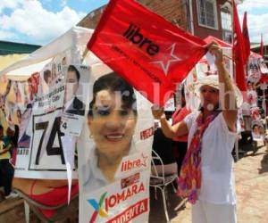 Libre eligió a Xiomara Castro este domingo como su candidata de cara a las elecciones generales de noviembre (Foto: EL HERALDO Honduras)