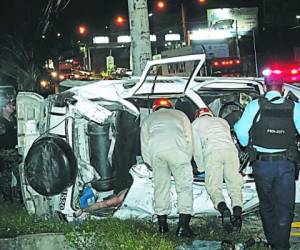 El hecho ocurrió en Chamelecón. El conductor del bus rapidito ya fue puesto a la orden de la Fiscalía de turno.