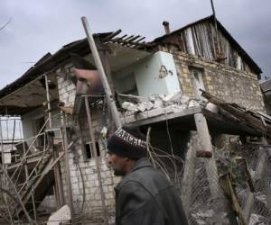 El conflicto mantiene sumido en la pobreza el poblado de Nagorno Karabakh.