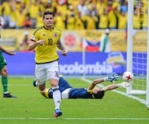 El único tanto fue obra de James Rodríguez (Foto: Agencia AFP)