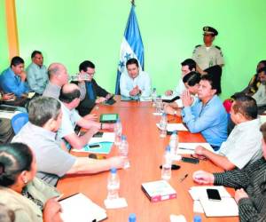 El presidente Juan Orlando Hernández presentó los resultados de su primer año de gobierno a la clase trabajadora.