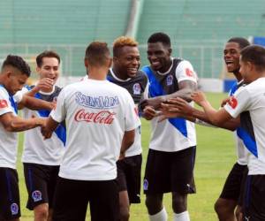 Un gran ambiente se vive en Olimpia. El Albo se mantiene invicto en la Concacaf y en la Liga Nacional y eso hace que sus jugadores se sientan contentos.