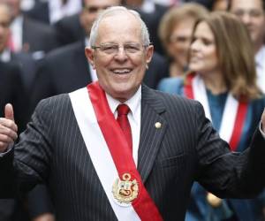 Kuczynski ganó la elección en un ajustado balotaje donde compitió con Keiko Fujimori, hija del expresidente Alberto Fujimori. Foto: AFP.