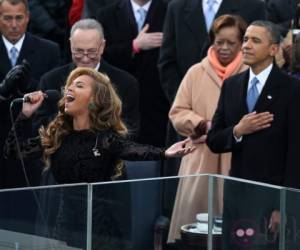 Beyonce hizo playback en la toma de posesión de Barack Obama