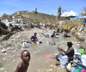 El departamento de Grande Anse, que fue directamente golpeado por el huracán, es el más afectado: las autoridades censaron ahí 244 muertos y 97 heridos, foto AFP.