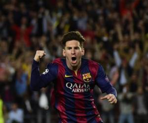 Messi llegaba en este partido a su 100º partido en competiciones europeas y lo celebró de la mejor manera.