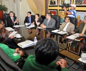 La Comisión ya se había reunido previamente con el titular de la CSJ para discutir la reducción de la edad punible (Foto: El Heraldo Honduras/ Noticias de Honduras)