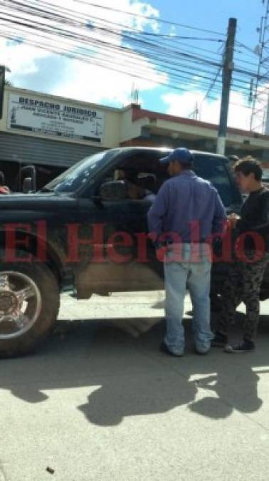 Impactantes imágenes del asesinato de tres personas en el centro de Siguatepeque  