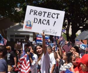 El presidente Trump tuiteó al poco tiempo del término de la reunión sobre la cuestión de inmigración, pero no mencionó al programa DACA. (Foto: AFP/ El Heraldo Honduras/ Noticias Honduras hoy)
