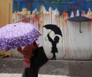 En el centro de Tegucigalpa se realizó este mural.