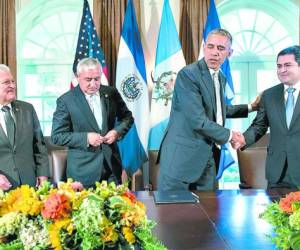 Meses atrás el presidente Obama recibió a sus homólogos de Honduras, Guatemala y El Salvador.