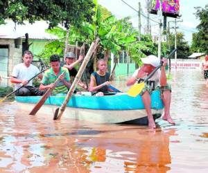 A varias comunidades del sector norte de El Progreso solo se puede llegar en lancha.