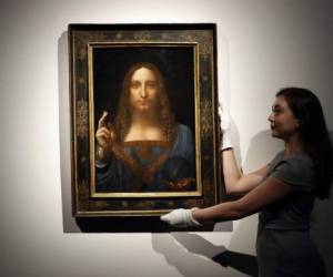Millonaria inversión La obra de Leonardo da Vinci costó nada menos que 450.3 millones de dólares.