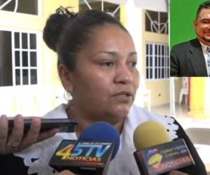 La esposa del periodista de la ciudad de La Ceiba, Víctor Fúnez, desmintió que el alcalde haya participado en el asesinato del comunicador.