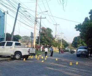 El ataque armada ocurrió en el sector Palenque de San Pedro Sula (Foto: El Heraldo Honduras/ Noticias de Honduras)