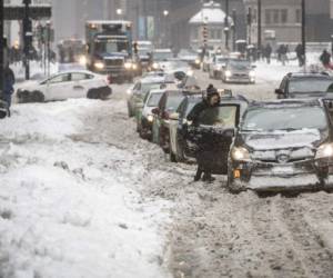 Se pronostica que Chicago recibirá hasta 35 centímetros (14 pulgadas) de nieve, mientras que en Detroit se esperan 23 centímetros (14 pulgadas). Foto:AP/EL HERALDO HONDURAS.