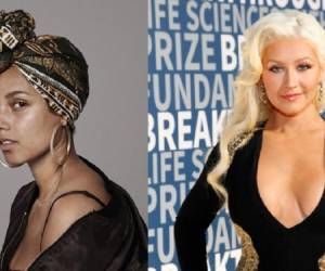 Alicia Keys reivindica la belleza sin maquillaje y Christina Aguilera se resiste a la delgadez porque su cuerpo no afecta a otros.