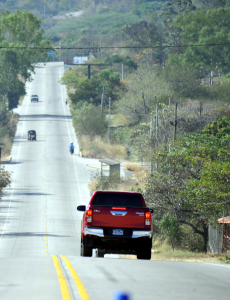 La carretera al sur de Honduras se encuentra en buen estado, son pocos los baches que hay a lo largo del trayecto.