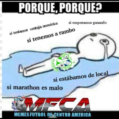 Los memes de Motagua-Platense en la final de ida de la Liga Nacional
