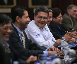 El presidente de la República de Honduras, Juan Orlando Henández. Foto Ilustrativa.