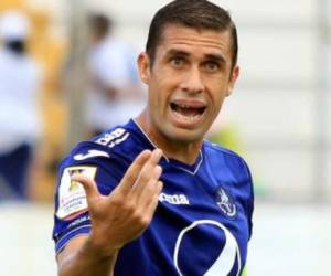 Júnior ha jugado 507 partidos de Liga Nacional de los cuales 365 han sido con las Águilas Azules. Izaguirre es el futbolista con más partidos en la historia del Motagua. (Foto: El Heraldo Honduras)