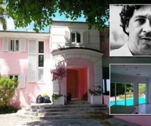 Así luce la mansión rosada de Pablo Escobar.