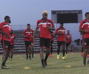 Trinitenses entrenaron el miércoles pensando en la H. Los caribeños asumen el partido ante la H como una final. “Vienen a ganar porque sienten que tienen una ventaja sobre nosotros”, dijo Mitchell.