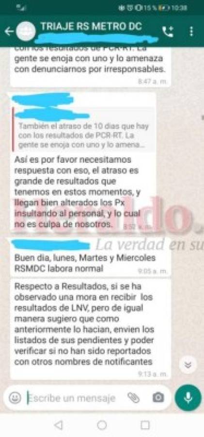 Harry Bock, jefe de la Región Metropolitana, abandona chat para no responder a personal de triajes  