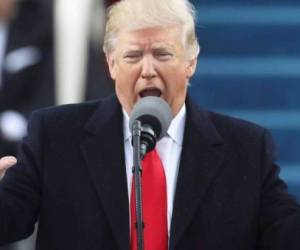 Donald Trump pronuncia este martes su discurso sobre el 'estado de la Unión' ante el Congreso, en el que defenderá los logros de su primer año. Foto: AFP