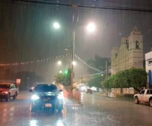 Las fuertes lluvias han azotado la mayor parte del territorio hondureño, foto: Copeco/Twitter.
